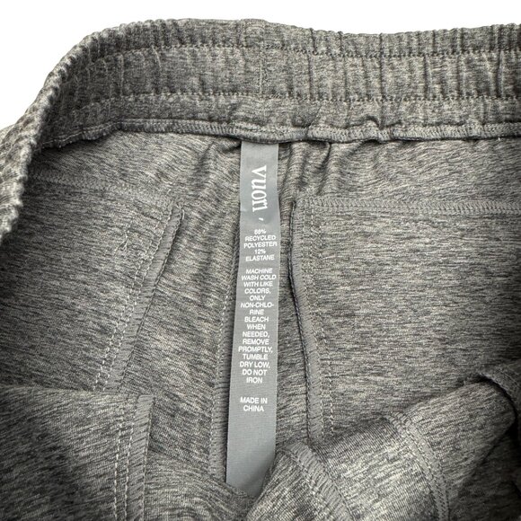 Vuori Sunday Performance Shorts Mens Drawstring Charcoal Heather, Size S NWT - Picture 4 of 8